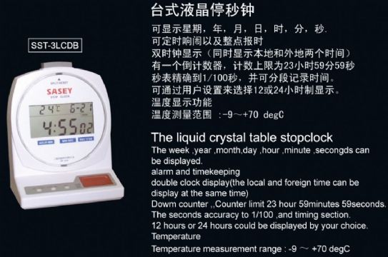 點擊查看詳細信息<br>標題：SST-3LCDB臺式液晶停秒鐘 閱讀次數：2452